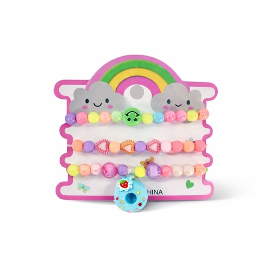[TI137] SET INFANTIL DE PULSERAS MOSTACILLAS
