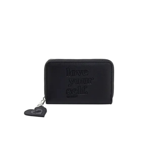 [T181] BILLETERA APLIQUE FRONTAL SIMIL CUERO TRENDY