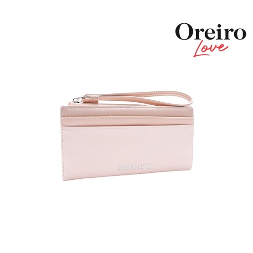 [T186] BILLETERA CON CIERRE SIMIL CUERO OREIRO LOVE