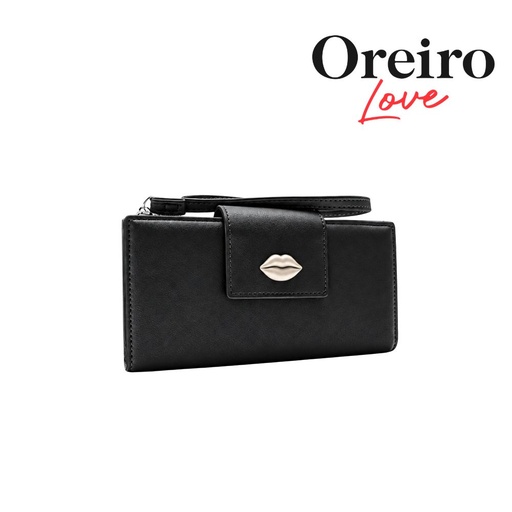 [TI201] BILLETERA CON APLIQUE SIMIL CUERO OREIRO LOVE