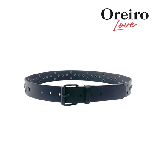 [TI228] CINTO CON TACHAS SIMIL CUERO OREIRO LOVE