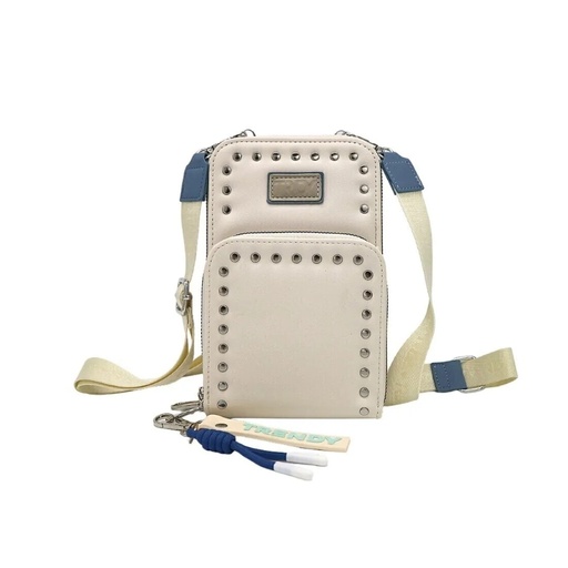 [TI240] PORTACELULAR CON TACHAS SIMIL CUERO TRENDY