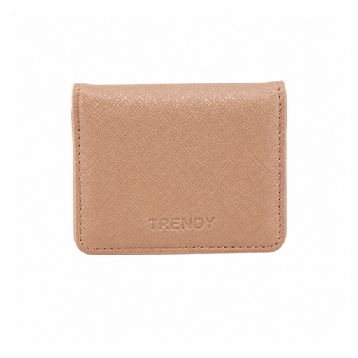 [TI258] BILLETERA CON TARJETERO COLOR LISO SIMIL CUERO TRENDY
