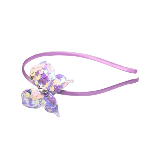 [TI276] VINCHA CON APLIQUE MARIPOSA