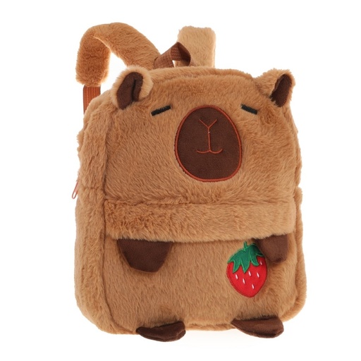 [TI297] MOCHILA PELUCHE CAPIBARA 11"
