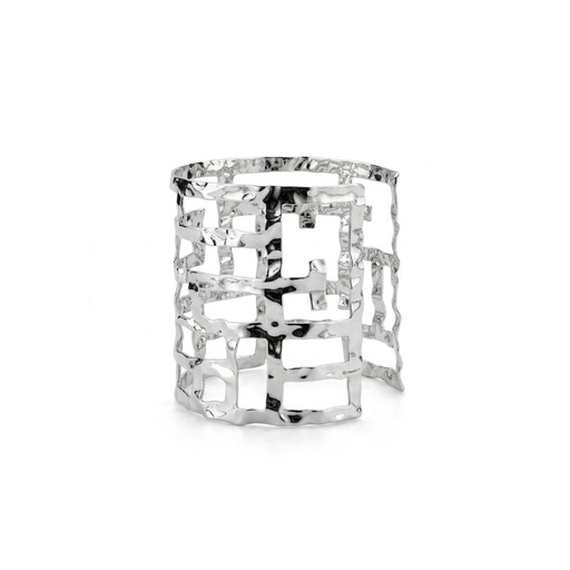 [TI321] BRAZALETE ANCHO DISEÑO GEOMETRICO