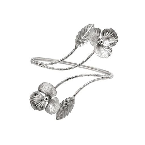 [TI322] BRAZALETE AJUSTABLE DISEÑO FLORAL