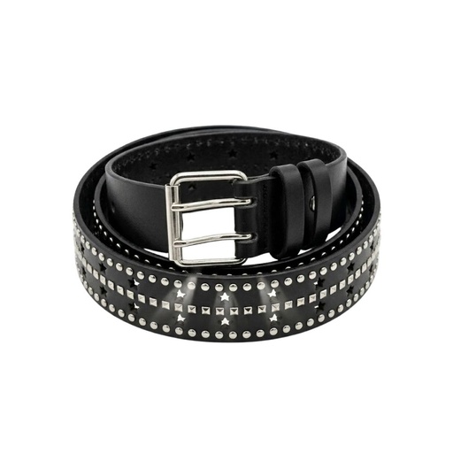 [TI327] CINTURON CON TACHAS Y DOBLE PASADOR