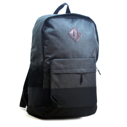 [TA65] MOCHILA CON BOLSILLO FRONTAL BICOLOR TELA 17"