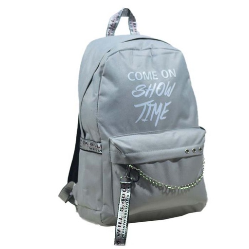 [TA71] MOCHILA CADENA Y LLAVERO TELA 17"