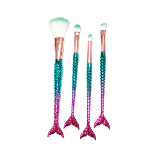 [TA125] SET BROCHA MAKE UP SIRENA