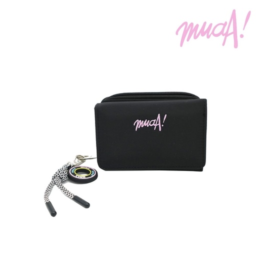 [TA167] BILLETERA MONEDERO CON CHARM SIMIL CUERO MUAA