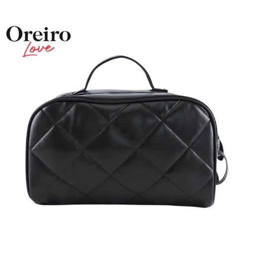 [TA216] PORTACOSMETICO MATELASEADO SIMIL CUERO OREIRO LOVE