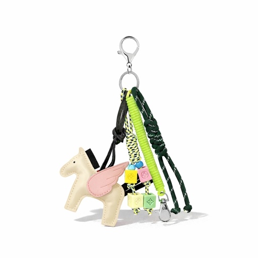 [TA271] LLAVERO CHARM UNICORNIO CORDON CON DIJES