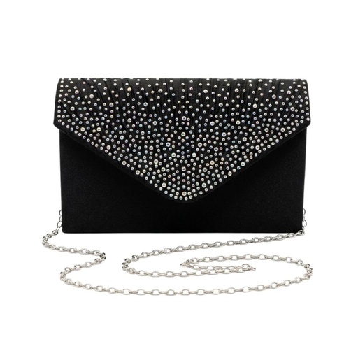 [TA283] CARTERA DE FIESTA TIPO SOBRE CON CADENA PLATEADA