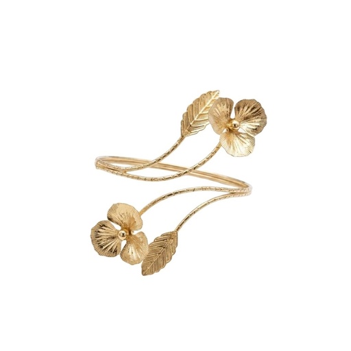 [TA288] BRAZALETE AJUSTABLE DISEÑO FLORAL
