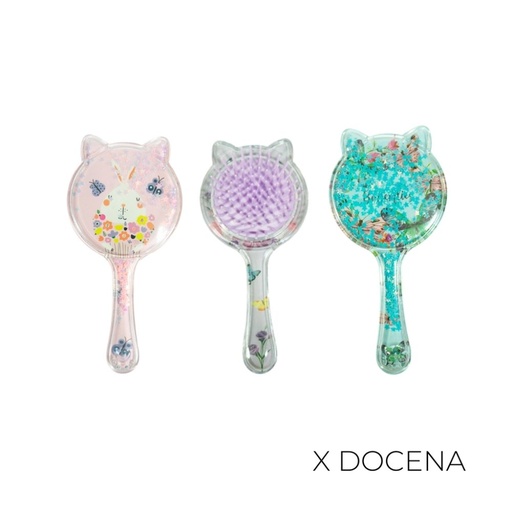 [TB16] CEPILLO FORMA GATITO INFANTIL (X12 UNIDADES)