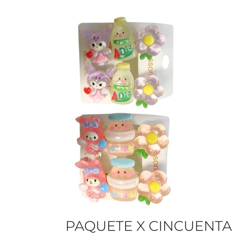 [TB45] PINZA INFANTIL CON APLIQUE (PACK X10)