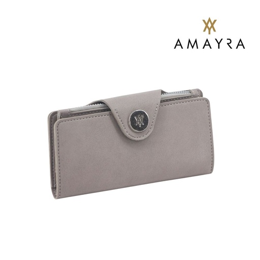[T1343] BILLETERA CON SOLAPA SIMIL CUERO AMAYRA