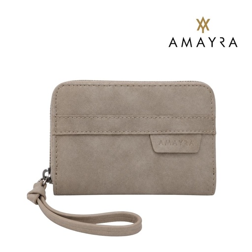 [T1364] BILLETERA CON CIERRE SIMIL CUERO AMAYRA