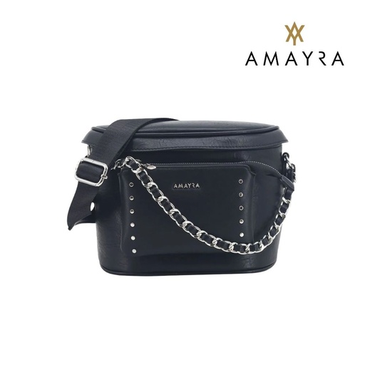 [T1427] RIÑONERA CON CORREA CADENA AMAYRA