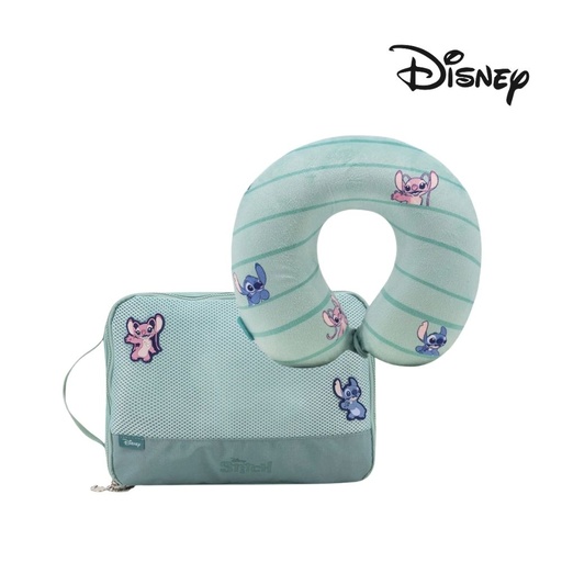 [T1439] ALMOHADON + ORGANIZADOR DE VIAJE STITCH