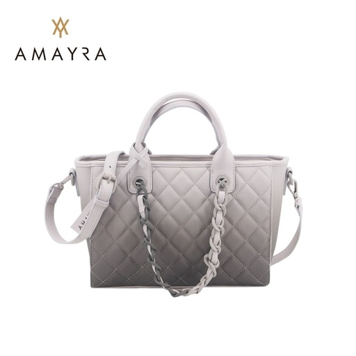 [TA338] CARTERA DEGRADE CON CADENA SIMIL CUERO AMAYRA