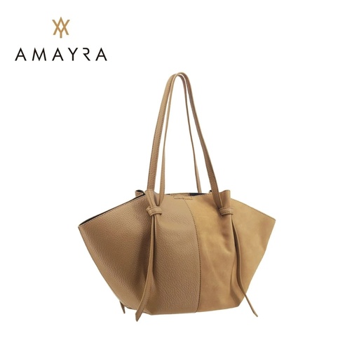 [TA342] CARTERA CON NUDOS SIMIL CUERO AMAYRA