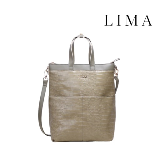 [T1475] BOLSO MOCHILA PORTANOTEBOOK SIMIL CUERO LIMA