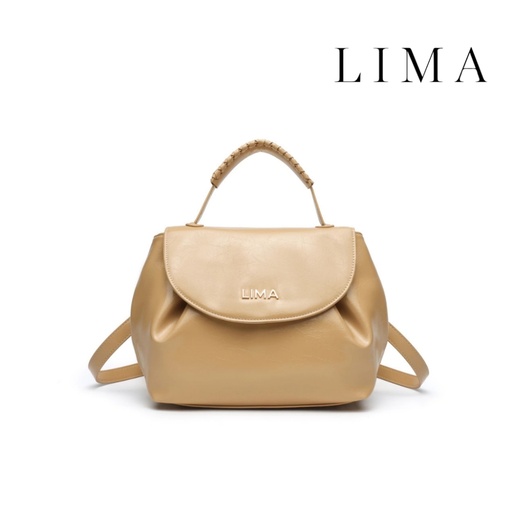 [T1489] MOCHILA MINI BAG CON SOLAPA SIMIL CUERO 8" LIMA