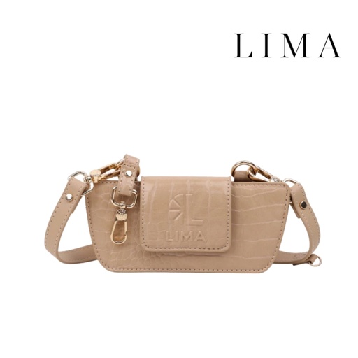 [T1498] PORTA ANTEOJOS MINI BAG SIMIL CUERO LIMA
