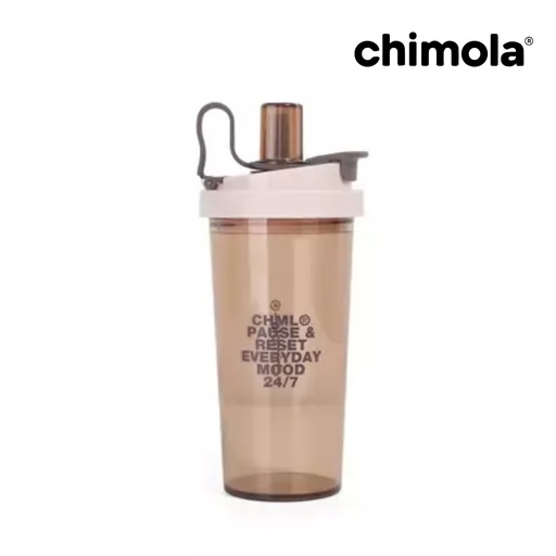 [T1508] VASO ACRILICO CON SORBETE Y TAPA CHIMOLA