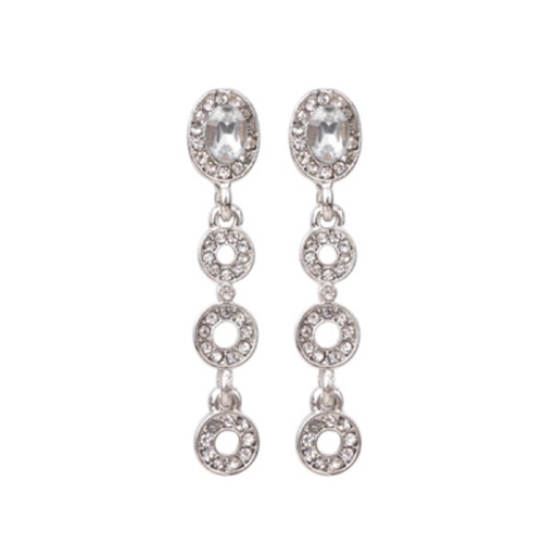 [34155] AROS PASANTES COLGANTES CON STRASS