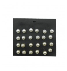 [A0617] Aros perlas por par