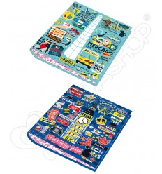 [16257] CARPETA A4 CARTONE 2 ANILLOS COSMOPOLITAN