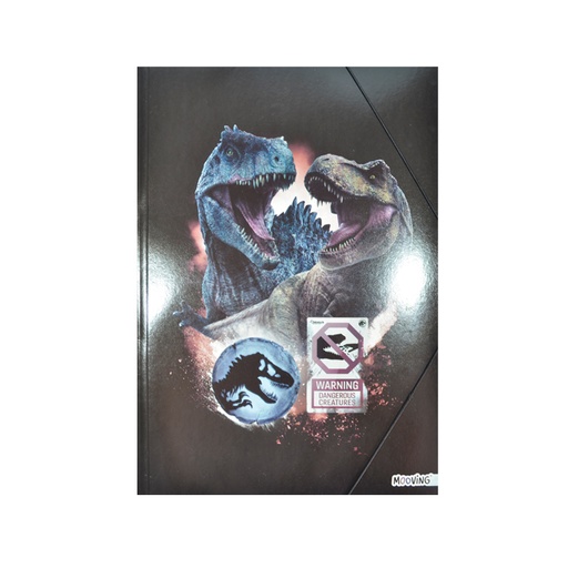 [39675] CARPETA OFICIO 3 SOLAPAS JURASSIC WORLD